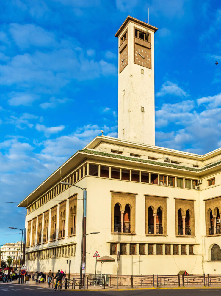 Government building in Casablanca, Morocco