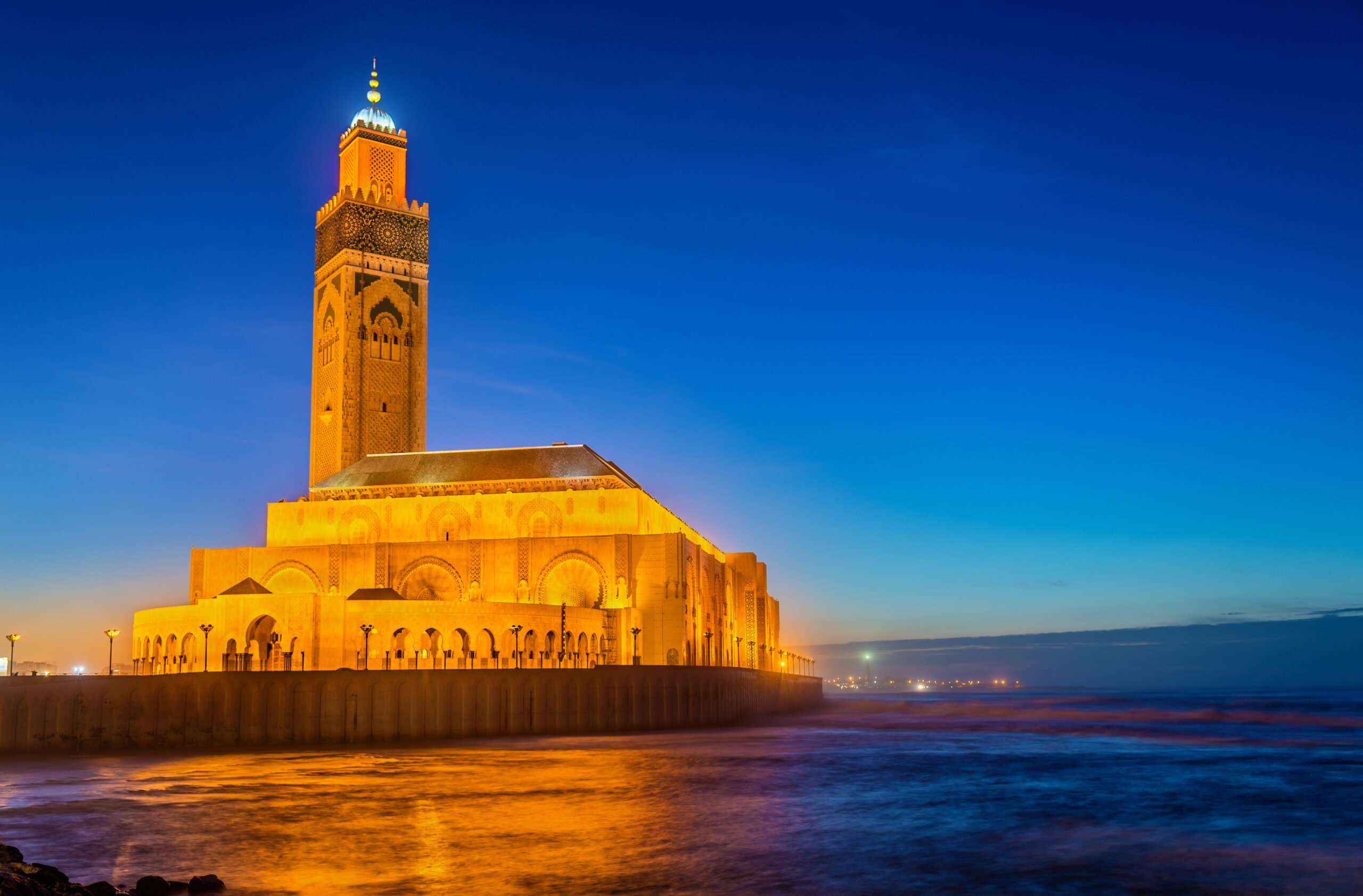 Hassan II Mosque in Casablanca, Morocco